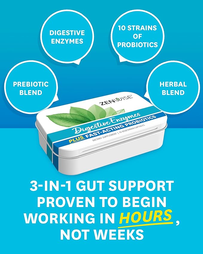 Zenwise Health Digestive Enzymes for Gut Health -15 CT