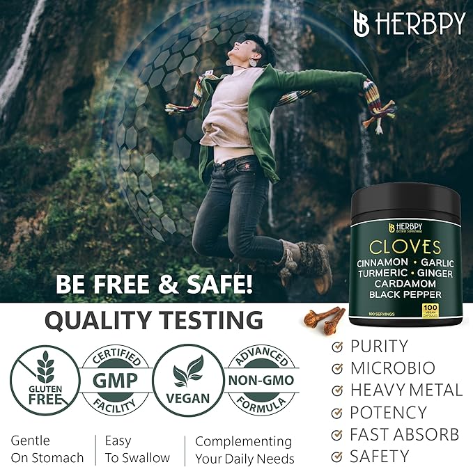7in1 Clove Supplement Rich in Vitamins 100 Caps