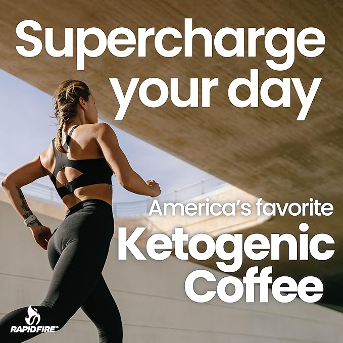 Ketogenic Fair Trade Instant Keto Coffee Mix, Supports Energy, Metabolism Support, Grass Fed Butter, MCTs & Himalayan Salt, 15 servings, Hazelnut Flavor, 7.93 Ounce