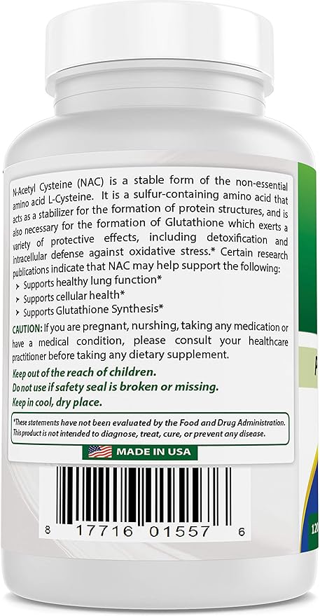 Best Naturals NAC 600 mg 120 Capsules