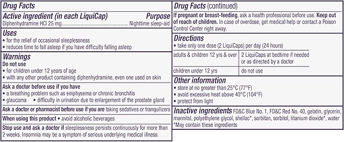 ZzzQuil, Nighttime Sleep Aid LiquiCaps, 25 No.1 Sleep-Aid 72 Count