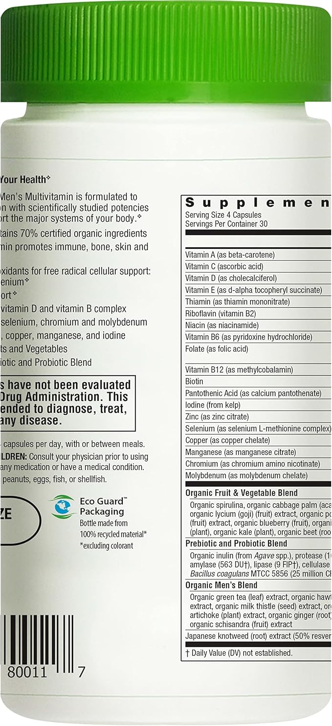 Rainbow Light Multivitamin for Men, Vitamin 120 Tablets