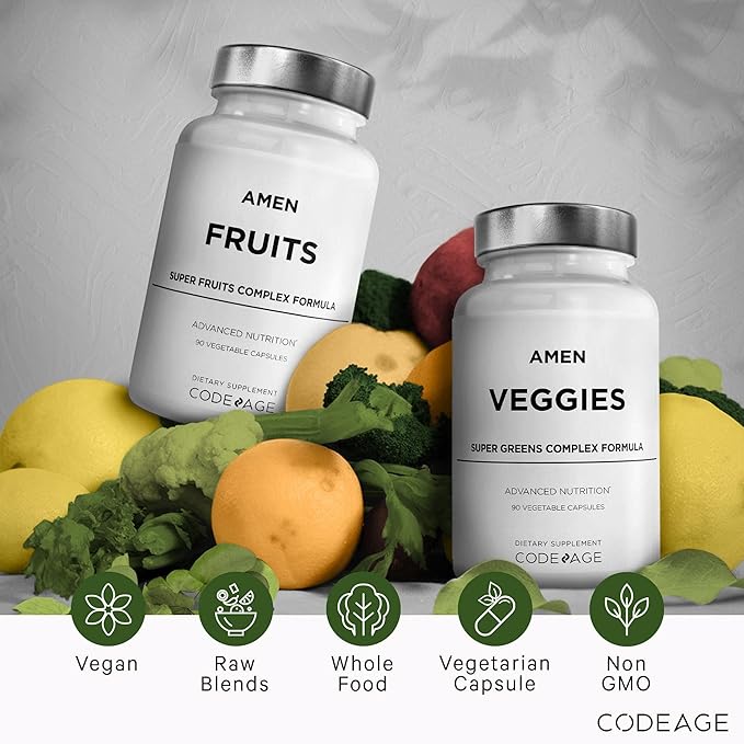 Amen Fruits + Veggies Vitamins Bundle, 180 ct
