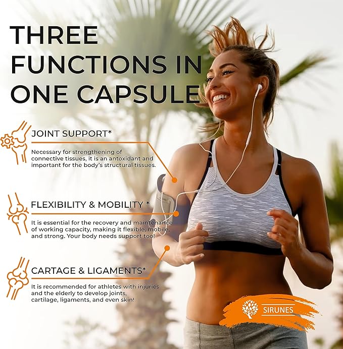Bovine Collagen Supplements for Men and 100 Capsules