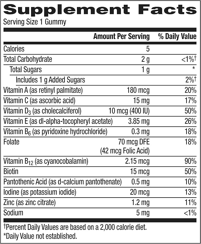 Centrum Kids Multivitamin Gummies, Tropical Punch, 110 Count, 110 Day