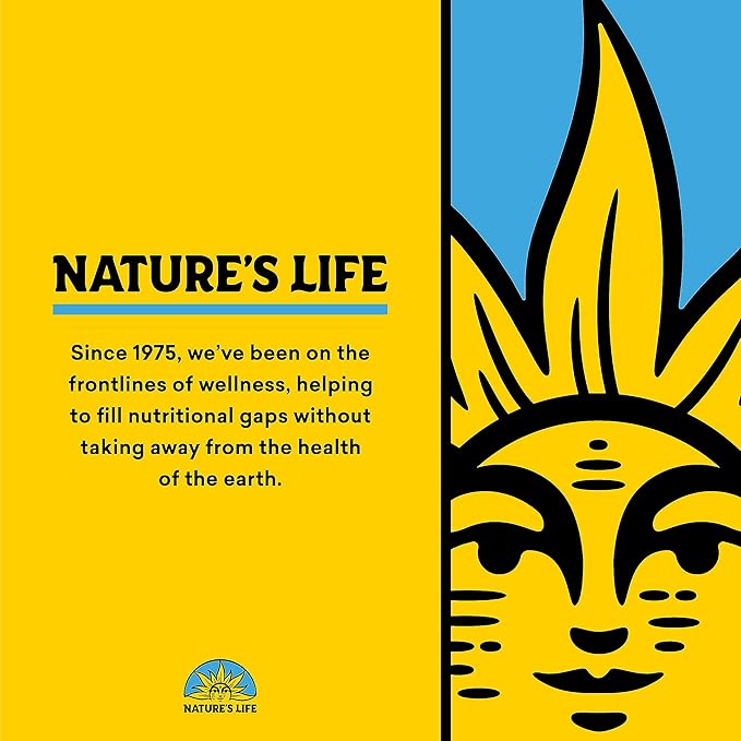 Natures Life Vitamin B-2 250 mg - Vitamin B2 Energy Pills for Metabolism Support - High-Potency Riboflavin Plus Calcium Supplement - One Per Day - 50 Servings, 50 Tablets