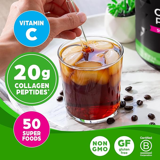 Orgain Hydrolyzed Collagen Powder + 50 20g Grass 1lb