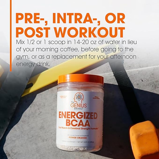 Genius BCAA Energy Powder, Orange