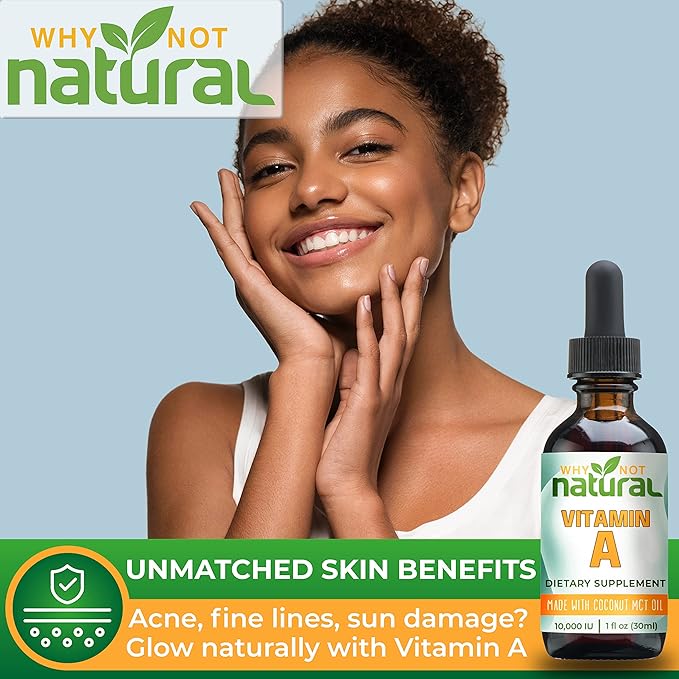 Why Not Natural Vitamin A Drops 10000 IU 1 oz