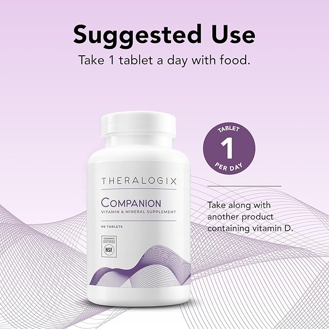 Theralogix Companion Multivitamin & Mineral Supplement 90-Day Supply 90 Tablets