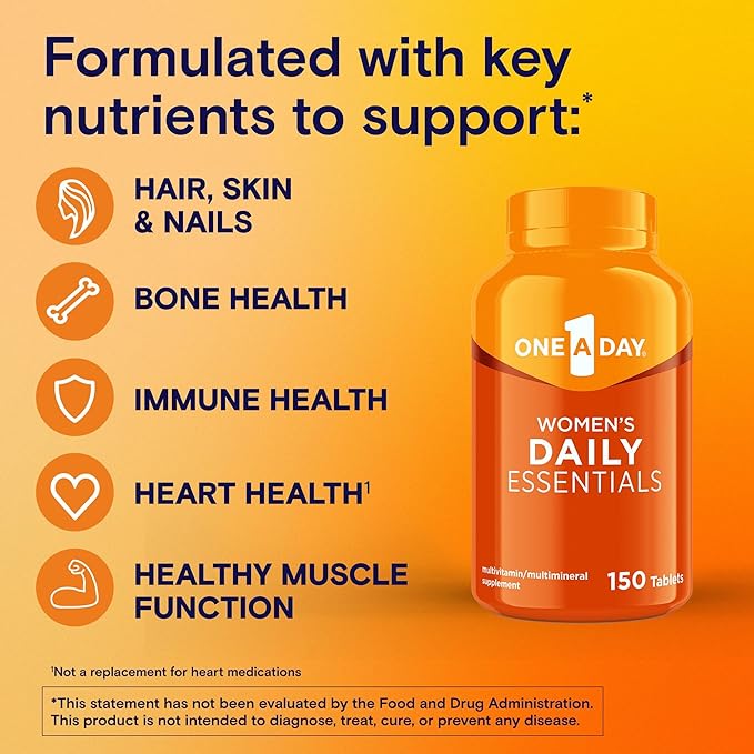 One-A-Day Multivitamin for Women Daily Essentials, 150 Count