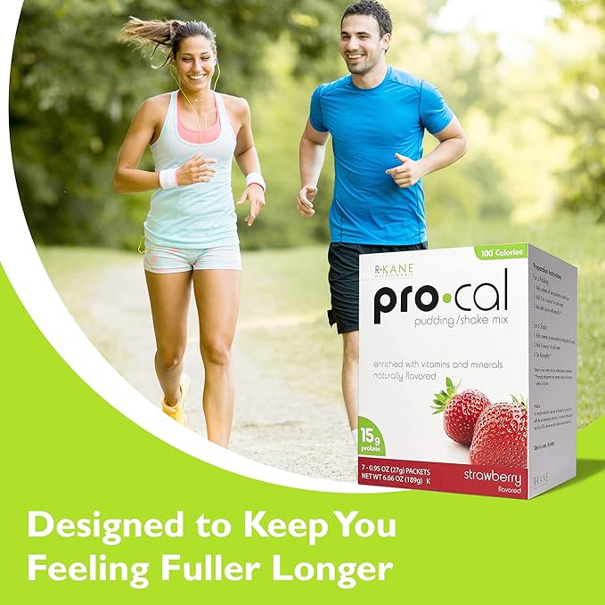 Pro-Cal Pudding/Shake Mix, Low Calorie Protein 15g Protein, 7 Packets