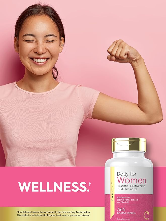 Carlyle Women's Daily Multivitamin 365 Tablets