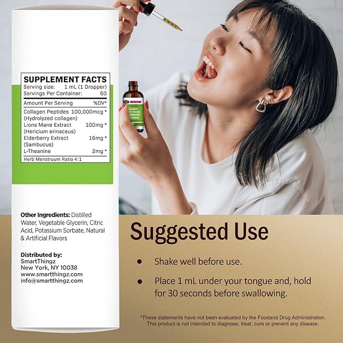 Collagen Mojo - Liquid Collagen 100,000mcg, 2 2 Oz