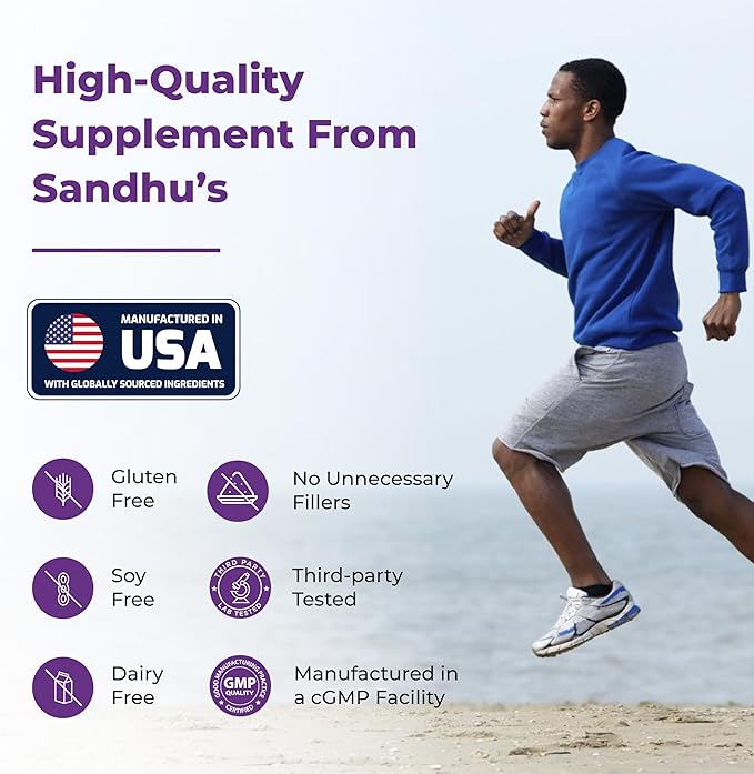 Sandhu's Quercetin with Bromelain Supplement - 1000mg Per Serving 120 Vegetarian Capsules - Bioflavonoids Quercitin Complex for Immune Support & Respiratory Health