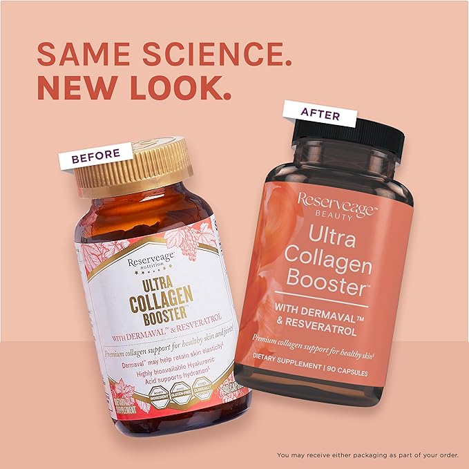 Reserveage, Ultra Collagen Booster, Skin Supplement, 90 Capsules
