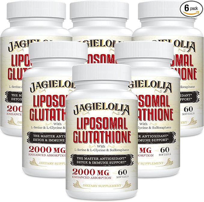 Liposomal Glutathione 2000 mg with L-Serine, 360 Softgels
