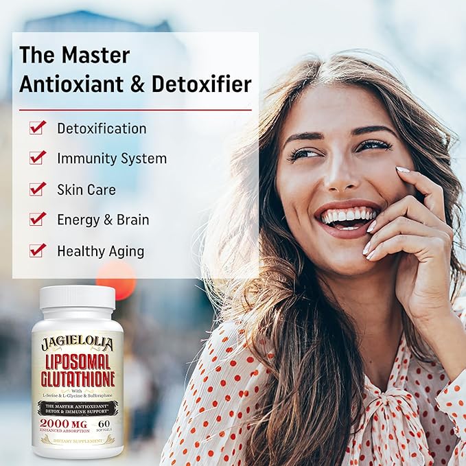 Liposomal Glutathione 2000 mg with L-Serine, 600 Softgels