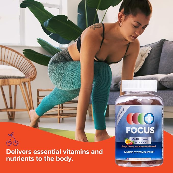 Focus Multivitamin Gummies 90 Ct, 45 Day