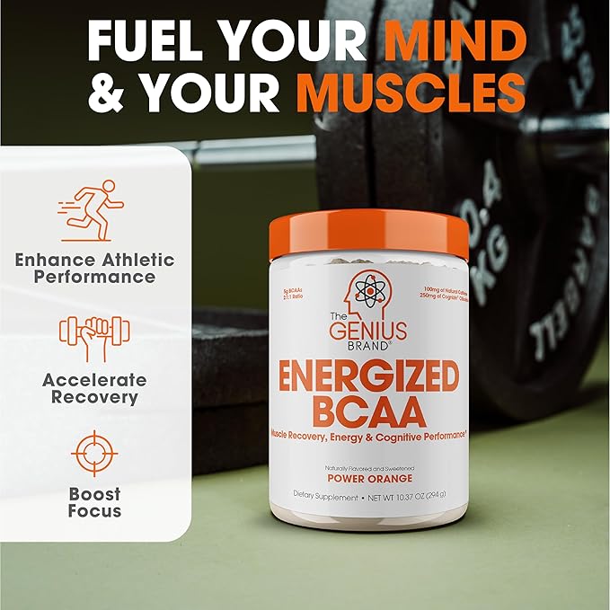 Genius BCAA Energy Powder, Orange