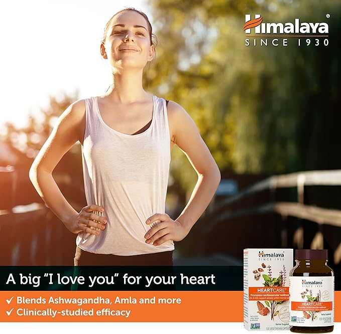 Himalaya HeartCare, Cholesterol & Blood Pressure 720mg, 240 240 Capsules, 2 Month