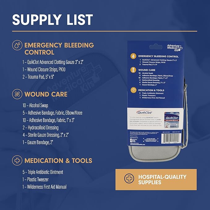 Adventure Medical Accident Pack w/QuikClot