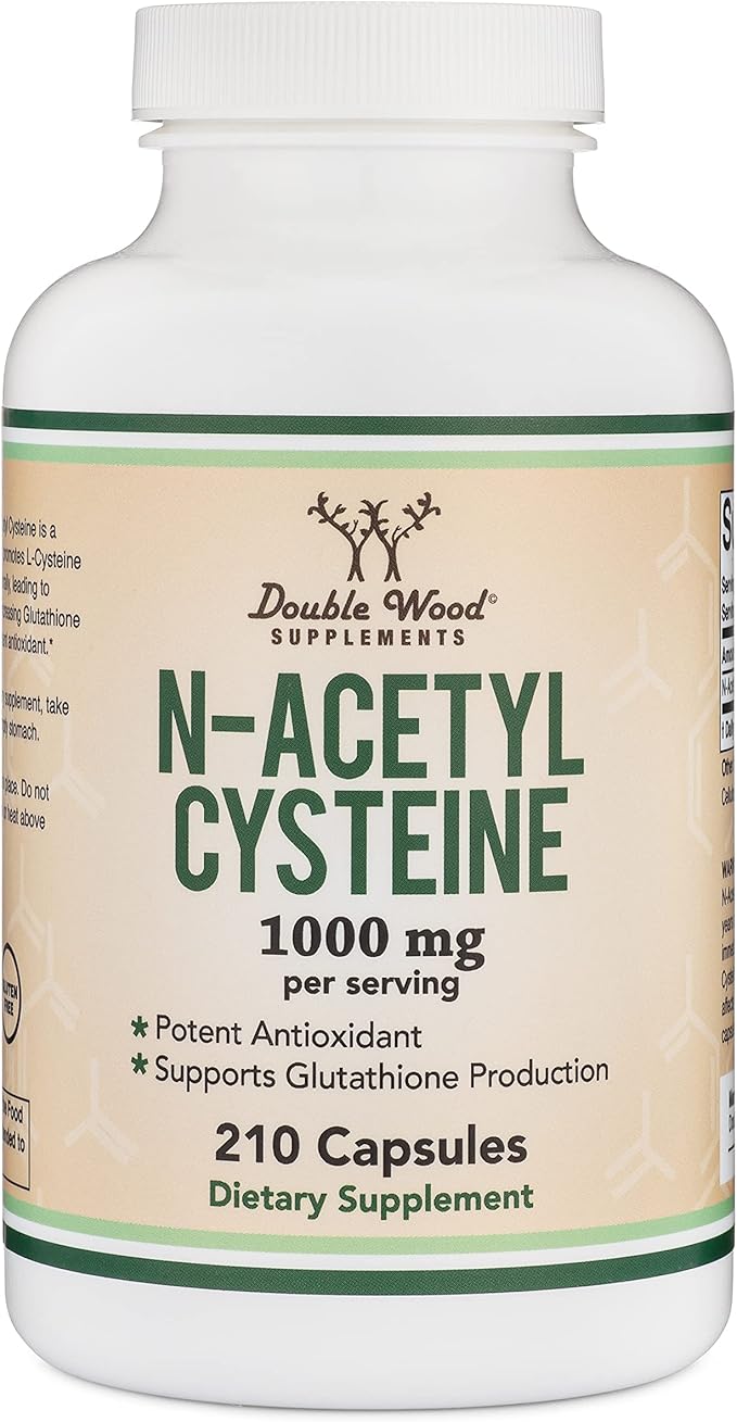 NAC Supplement N-Acetyl Cysteine (1,000mg Per 500mg Per 210 Capsules)