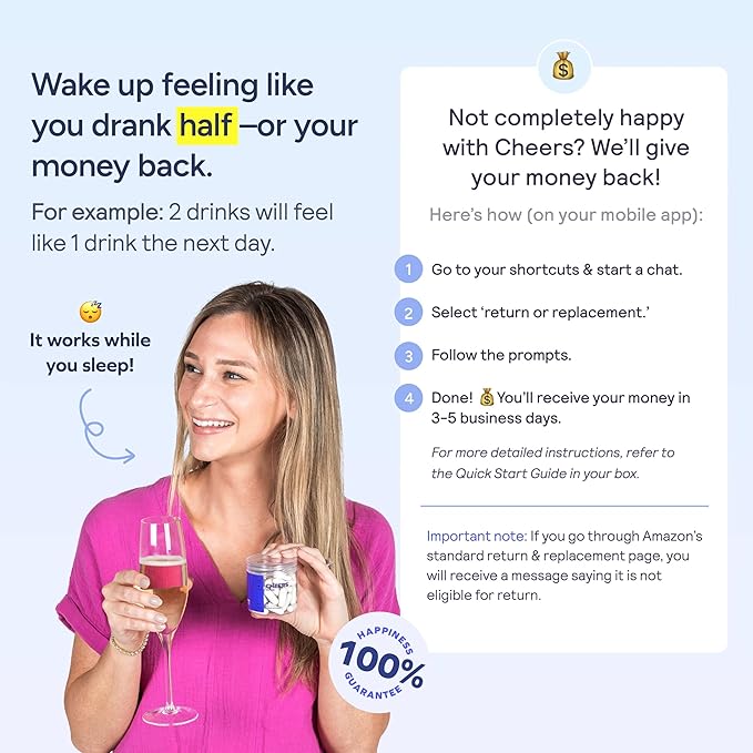 Cheers Liver Combo | Restore + Protect | Support Your Liver & Feel Better After Drinking | DHM, L-Cysteine, Milk Thistle, Prickly Pear, B-Vitamins | 24 Doses Restore, 60 Doses Protect | Supplements