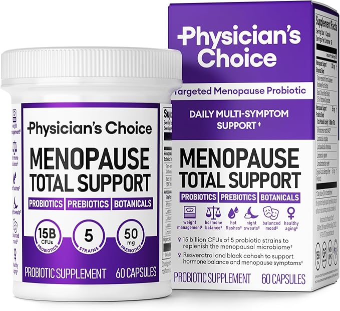 Physician's CHOICE Menopause Probiotic Supplement for Women 60ct