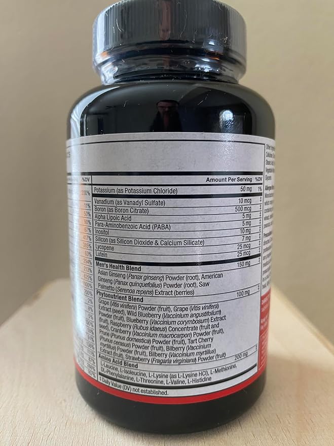 Force Factor Men’s Multivitamins, Multivitamin 27 Vitamins 60 Tablets