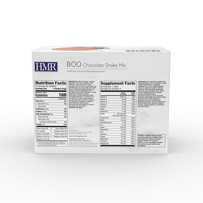 HMR "Classic" 800 Shake Meal Replacement Mix 17g of 18 Single