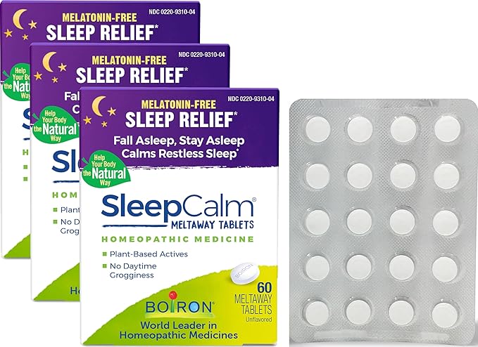 Boiron SleepCalm Sleep Aid for Deep, 180 Count