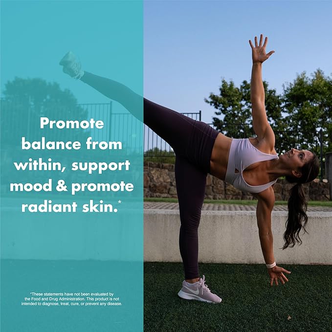 Essential Balance Hormonal Support and Vitamin Supplement for Women by Foxy Fit – Antioxidant, Healthy Skin & Hair for Daily Use* (30 Servings)