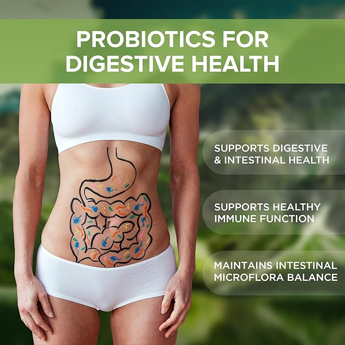 Probiotics for Digestive Health 240 Tablets | Daily Support for Men & Women | 3 Billion CFU | Probiotic Supplement Made in The USA (240, Digestive Probiotics)