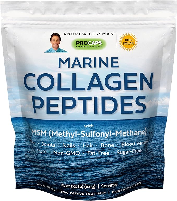ANDREW LESSMAN Marine Collagen Peptides Powder 120 Servings
