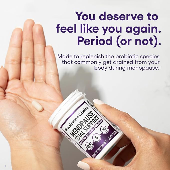 Physician's CHOICE Menopause Probiotic Supplement for Women 60ct