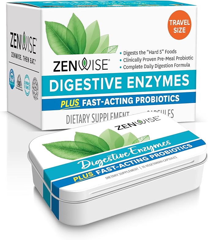 Zenwise Health Digestive Enzymes for Gut Health -15 CT