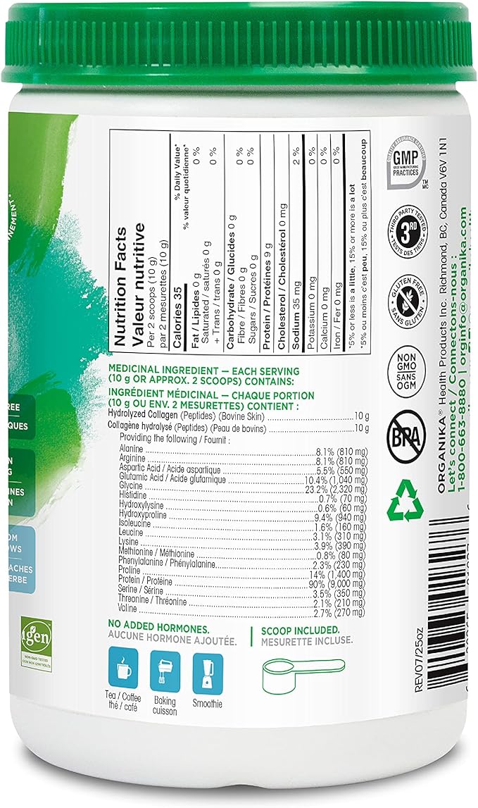 ORGANIKA Collagen Enhanced, 250 GR
