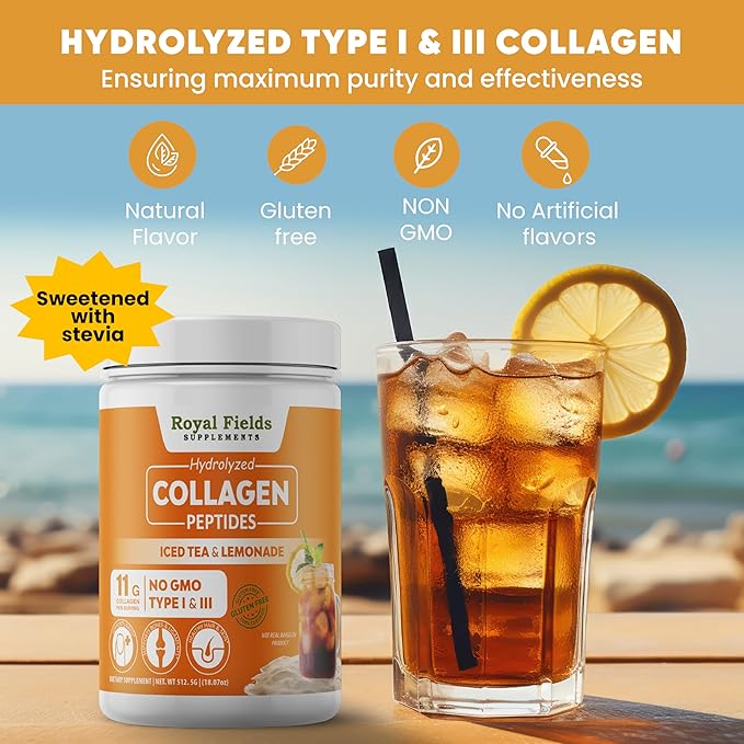 Collagen Peptides for Men & Women 1 & 3 Grass (41 Servings)