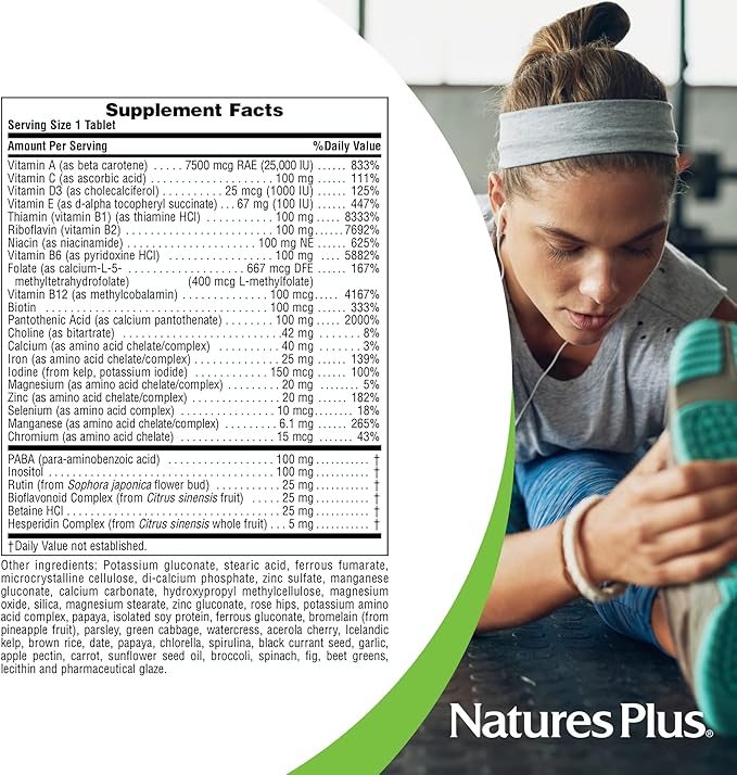 Natures Plus Ultra II Multivitamin, Sustained Release 180 Vegetarian 180 Servings