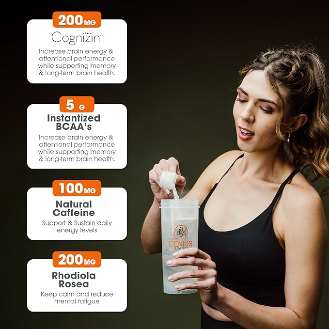 Genius BCAA Energy Powder, Orange