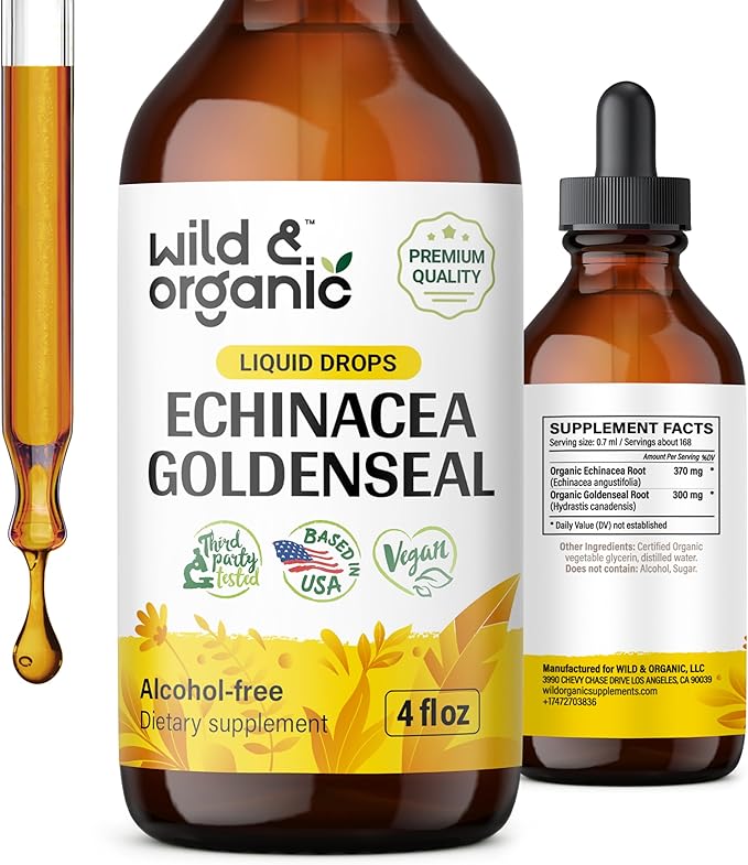 Echinacea Goldenseal Tincture 4 oz