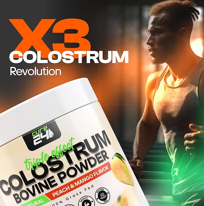 Bovine X3 Colostrum Supplement Powder 100% Pure