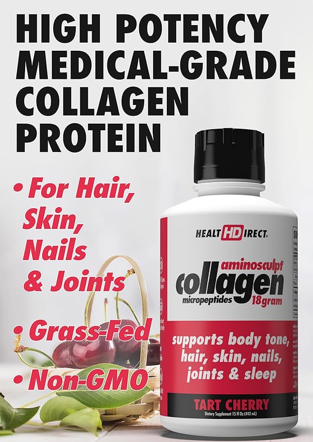 HEALTH DIRECT AminoSculpt Sugar-Free Collagen Supplement 15 Fl