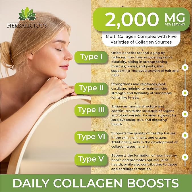 Multi Collagen Peptides Capsules 120 Capsules