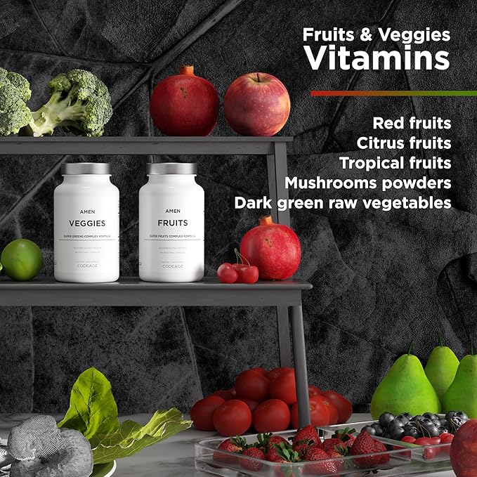 Amen Fruits + Veggies Vitamins Bundle, 180 ct