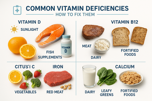 Common Vitamin Deficiencies and How to Fix Them