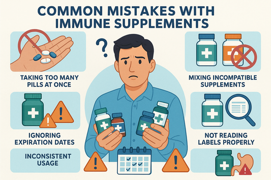 Top Mistakes People Make with Immune Supplements