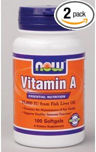 Vitamin A 25000 IU, 100 Sgels 2)