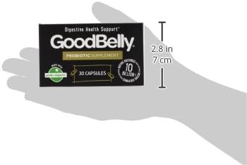 GoodBelly Probiotic Supplement for Digestive Health Support 10 Billion (30 Capsules